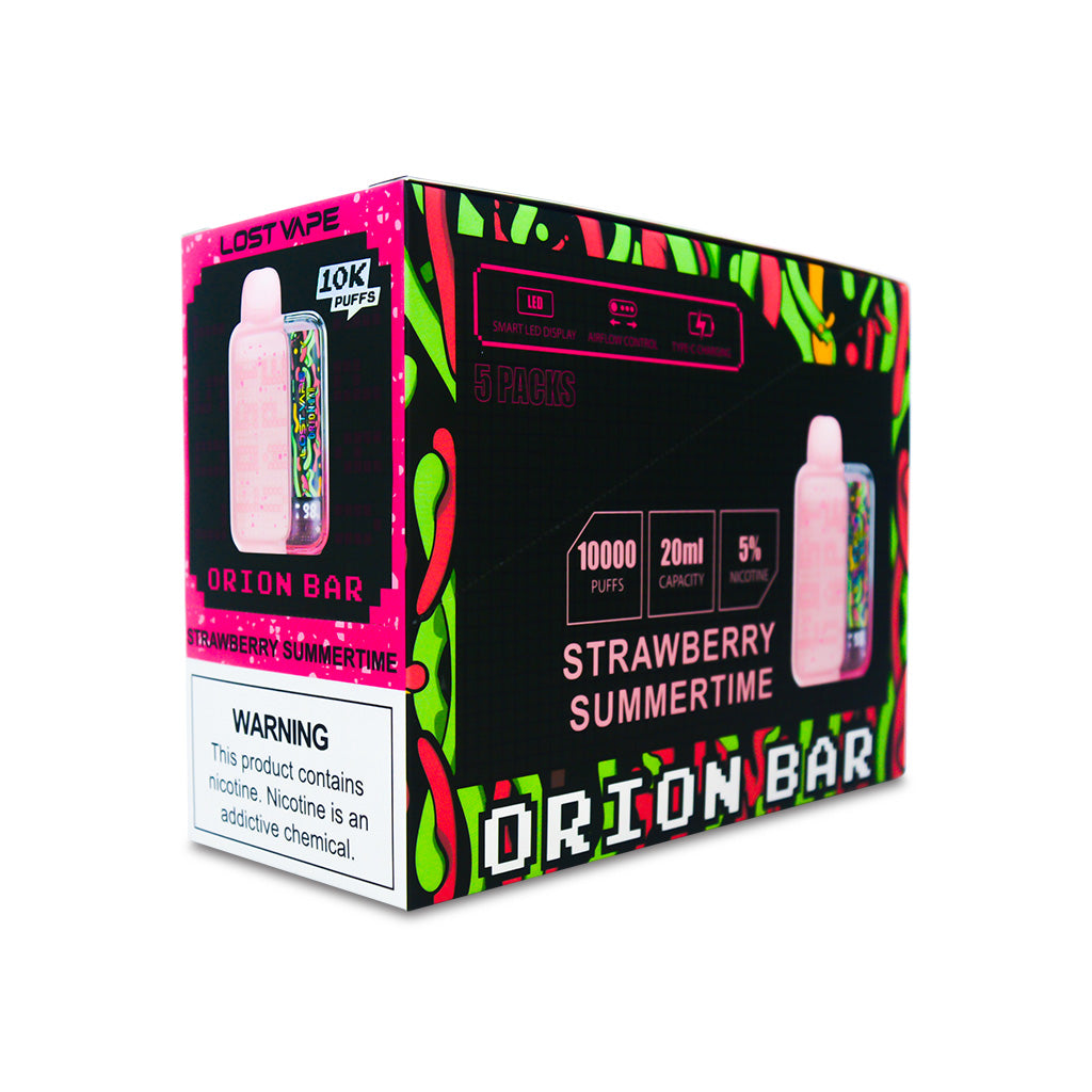 Lost Vape Orion Bar 10000 Disposable Vape - Black Coral Wholesale